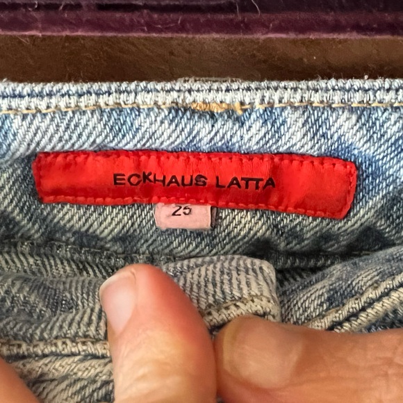 Eckhaus Latta Wide Leg Jeans SZ 25 - Picture 10 of 12